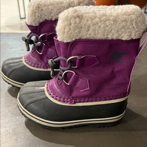 Kids Sorel Snow Boots Size 10